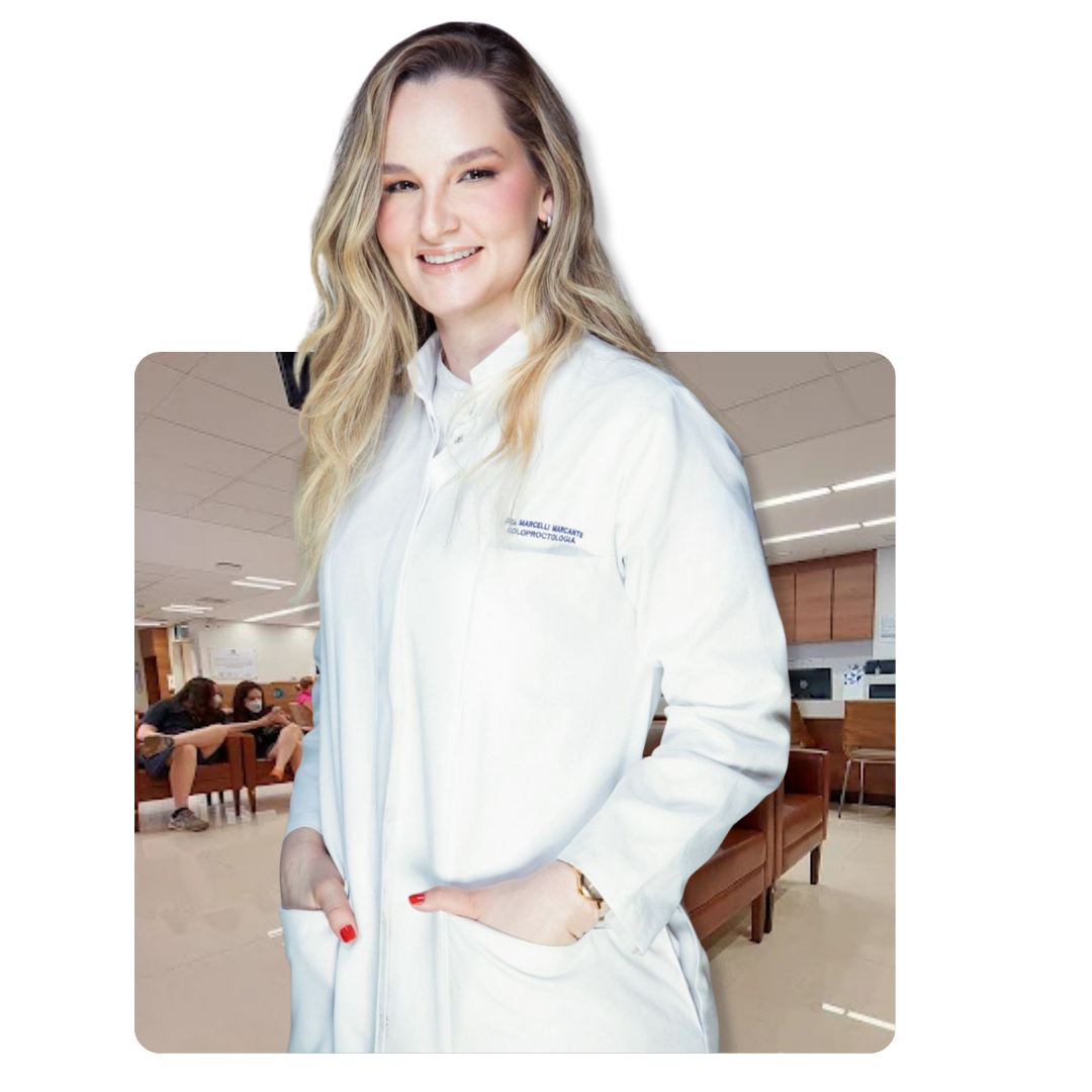 Dra. Marcelli Marcante, coloproctologista em Brasília